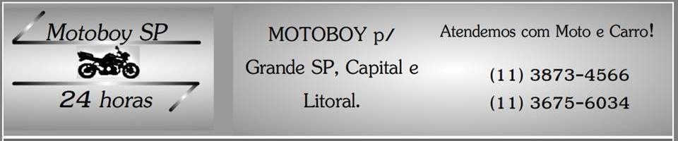 motoboy SP 24 horas